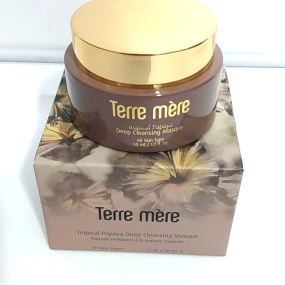 TERRE MERE TROPICAL PAPAYA ALL SKIN TYPES DEEP CLEANING MASQUE SIZE 1.7oz  NWT - Picture 6 of 6